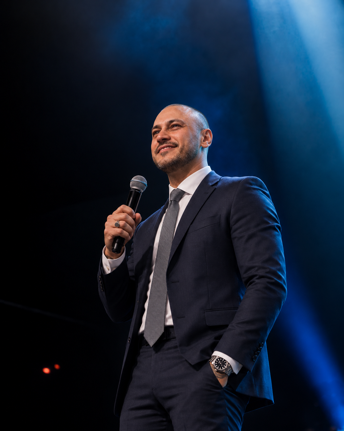 Hilário no palco
